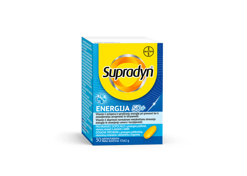 Supradyn® Energija 50+, 30 filmom obloženih tableta